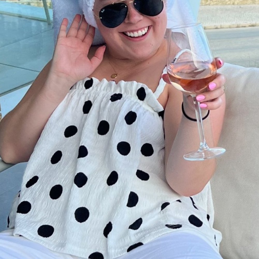 Anthropology Polka Dot Tank Top (Current Air)